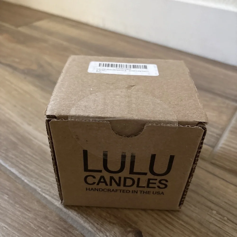 Lulu Candle Bergamot & Amber 59 Luxury Scented Soy Jar Candle | Hand Poured 9 oz